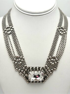 Sergio Gutierrez Liquid Metal Crystal Necklace